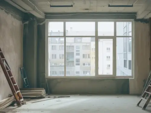 appartement en rénovation pour refaire l'isolation à Thonon-les-bains